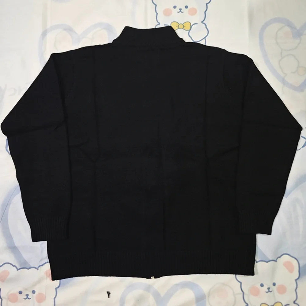 Prada Jacquard Lettering Zip-Up Cardigan - Picture 4 of 6